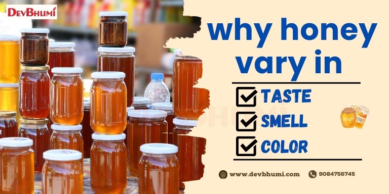 Why does honey vary in taste