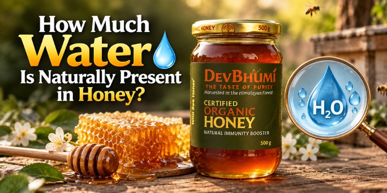 Water Is Naturally Present in Honey
